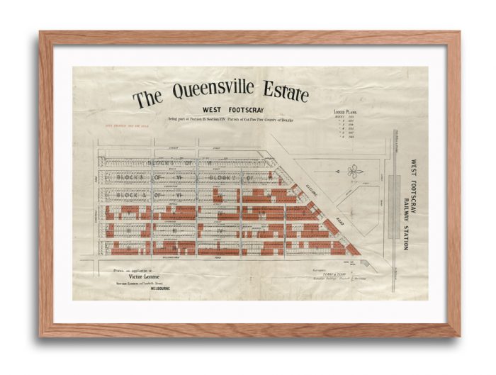 Historical maps | Queensville _ Map _ Print Modern _ Melbourne
