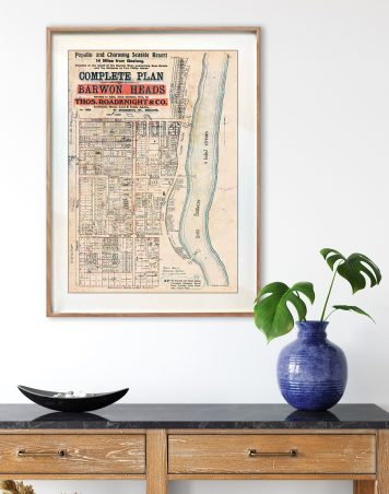 Barwon Heads | Prints | Vintage Maps | Print modern