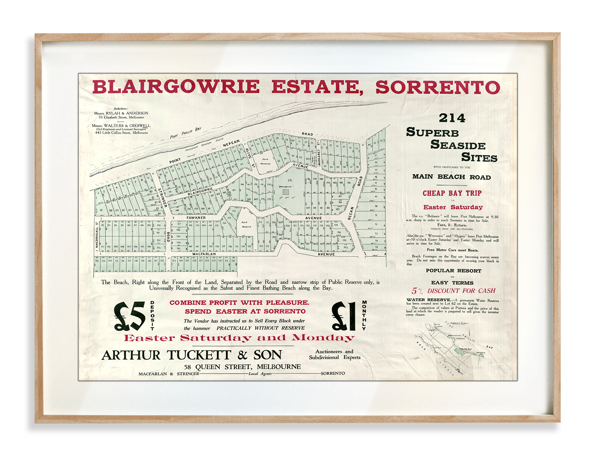 Map Prints | Vintage Maps | Blairgowrie | Print modern
