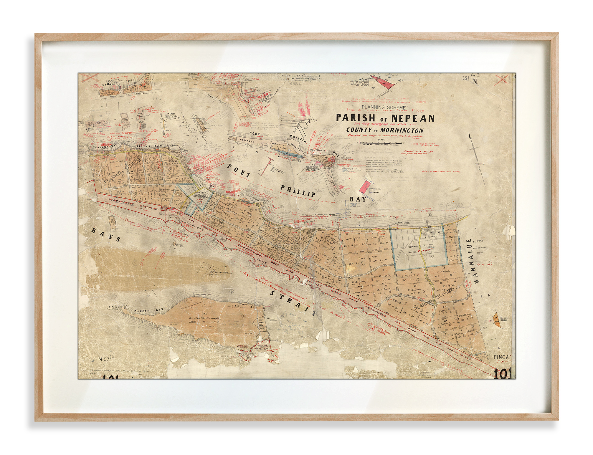 Map Prints | Vintage Maps | Blairgowrie | Print modern