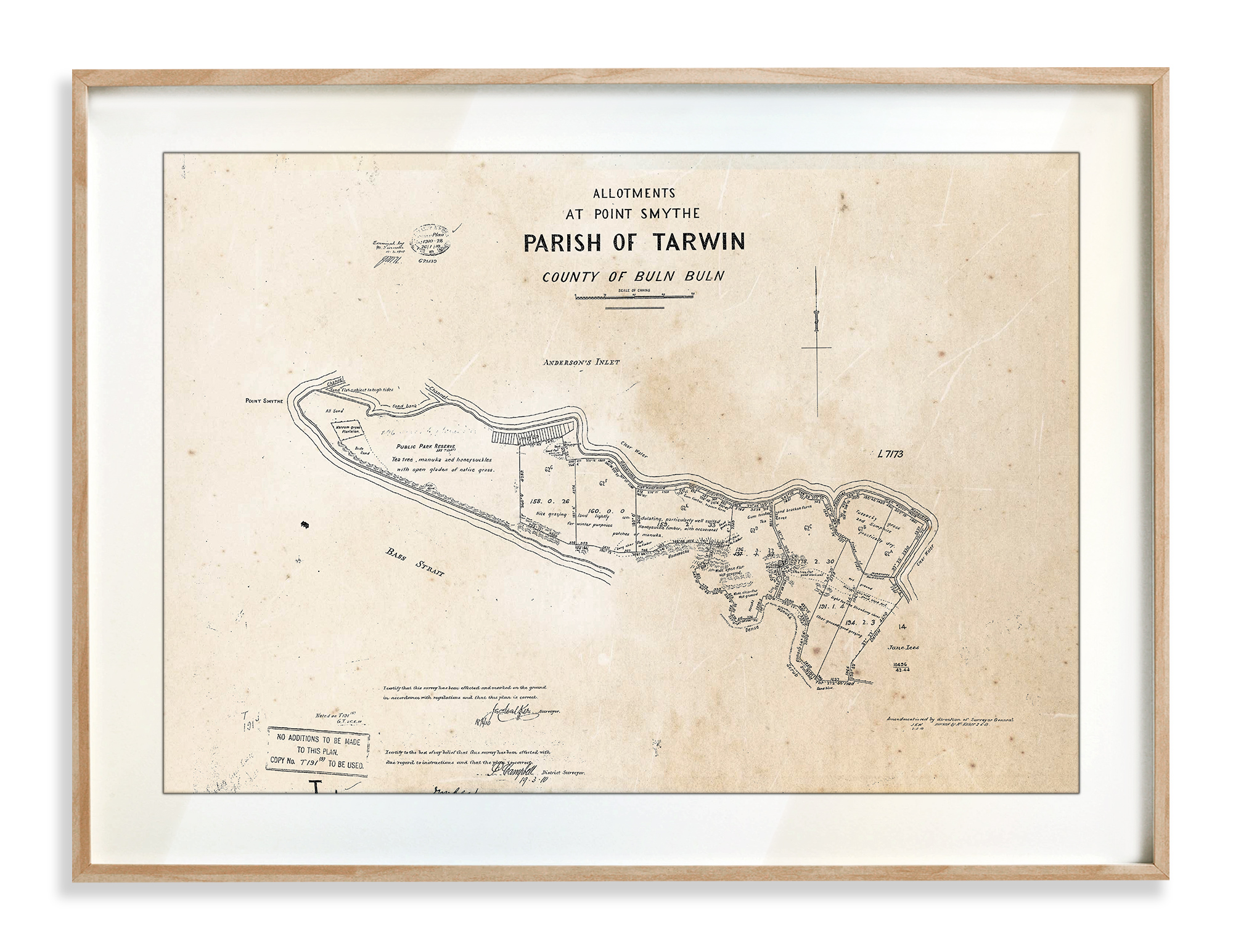 Prints | Vintage Maps | Lorne | Print modern