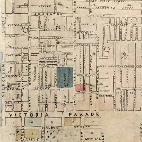 Maps | Richmond-Collingwood-Map | Print modern