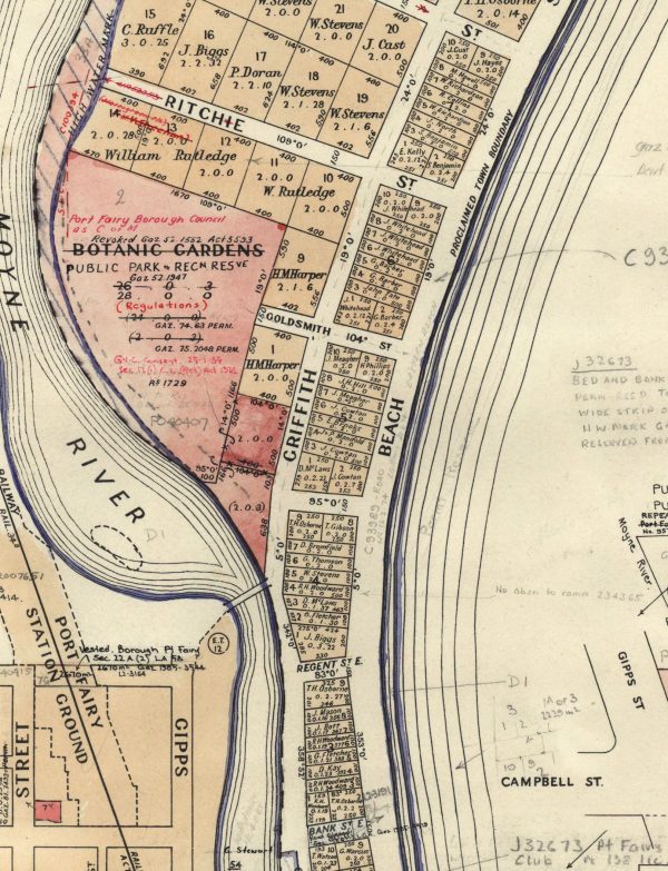 Historic Map Print | Maps | Port Fairy | Melbourne | Print modern