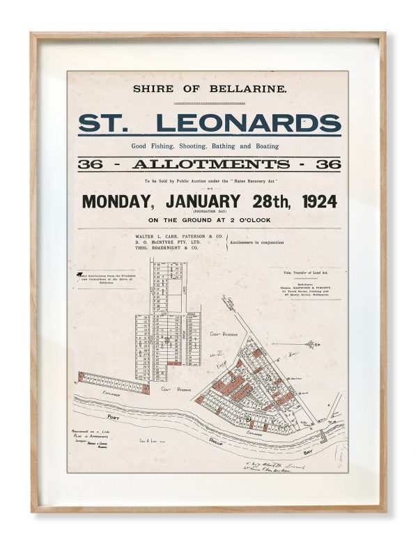 Print | Maps | St Leonards | Print modern