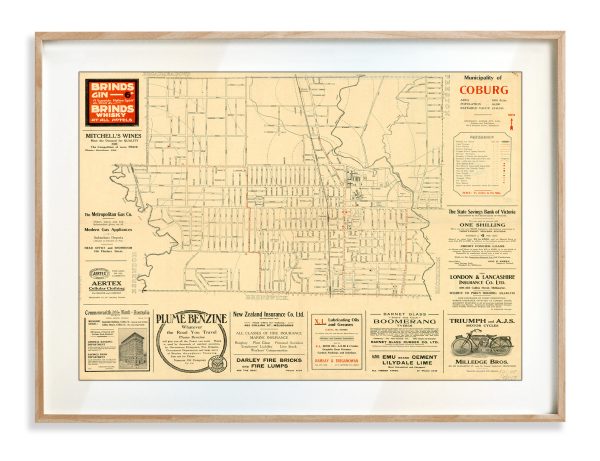 Historical maps | Maps | Coburg | Melbourne | Print modern