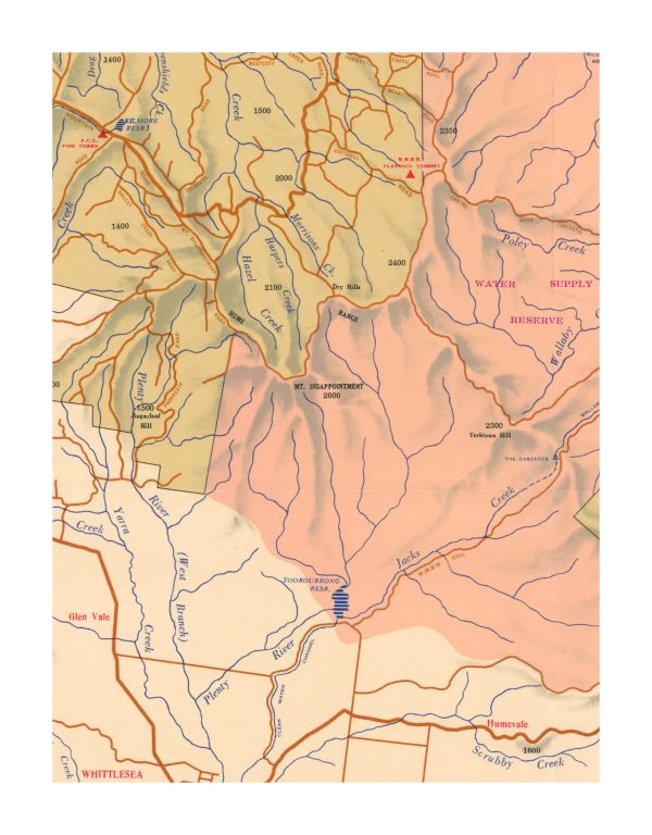 Historical maps | Maps | Mt Disappointment | Print