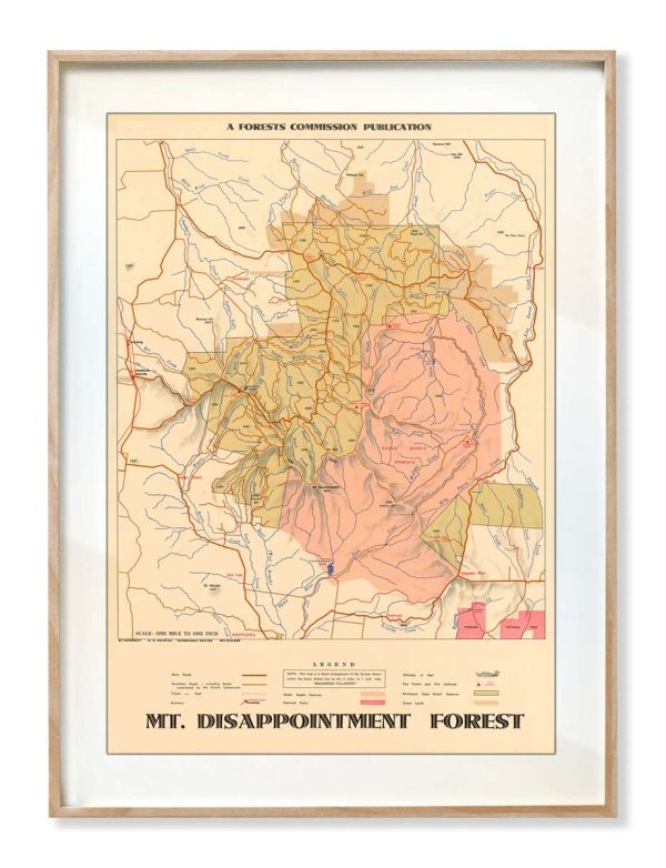 Historical maps | Maps | Mt Disappointment | Print